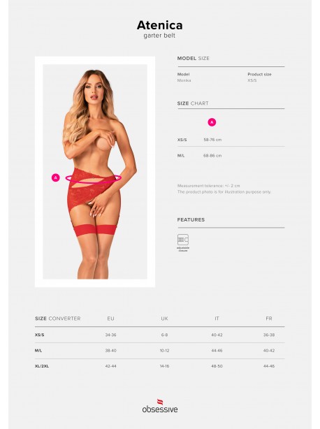 atenica porte jarretelles guide taille