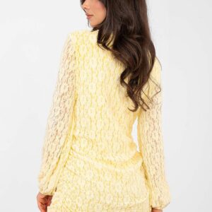 Robe de soirée Sexy jaune