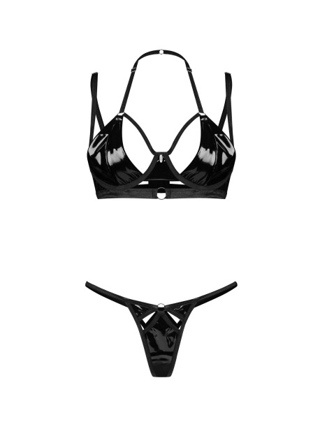 keira lise ensemble lingerie noir