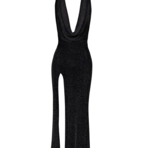 F373 Onyx Robe longue liquide