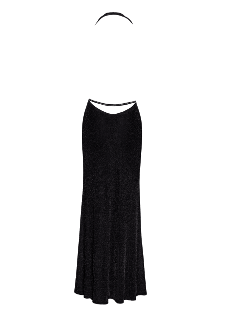 F373 Onyx Robe longue liquide – Image 2